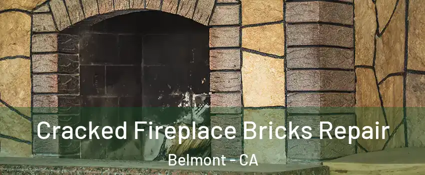  Cracked Fireplace Bricks Repair Belmont - CA