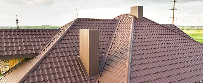 Residential Chimney Flashing Restoration in Belmont, CA