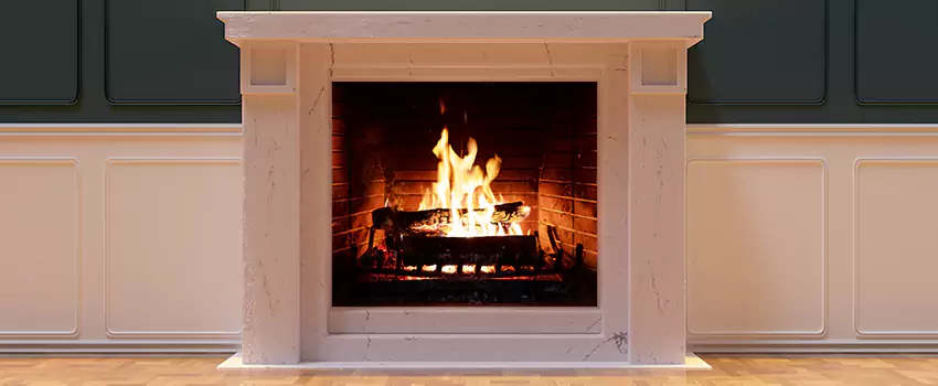 Decorative Electric Fireplace Installation in Belmont, California