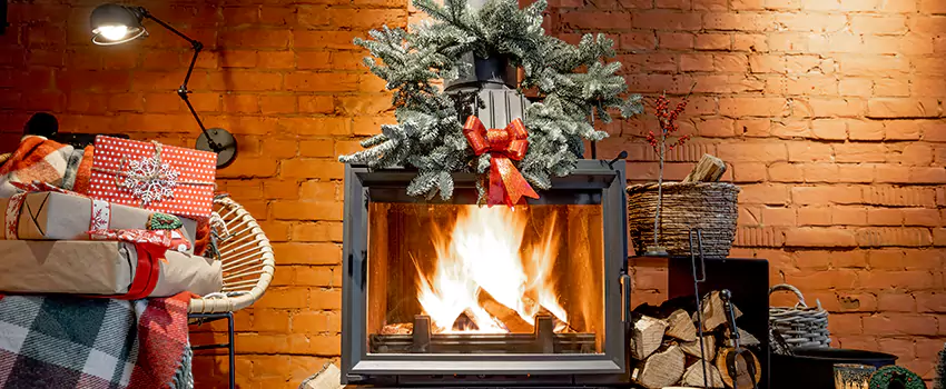 Travis Industries Linear Gas Fireplace Installation in Belmont, California