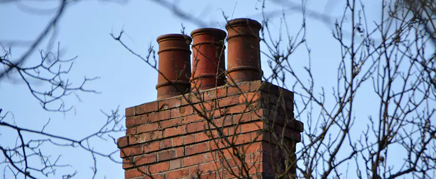 Chimney Crown Installation For Brick Chimney in Belmont, California