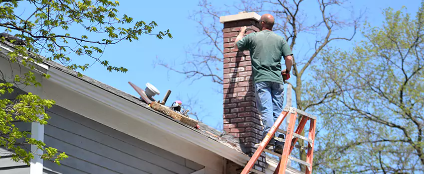Vinyl and PVC Chimney Flashing Installation in Belmont, CA