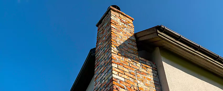 Masonry Chimney Flashing Repair in Belmont, California