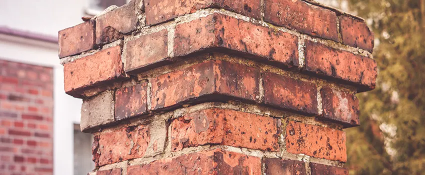 Cracked Chimney Bricks Repair Cost in Belmont, California