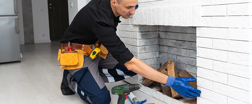 Fireplace Damaged Damper Frame Repair Services in Belmont, California